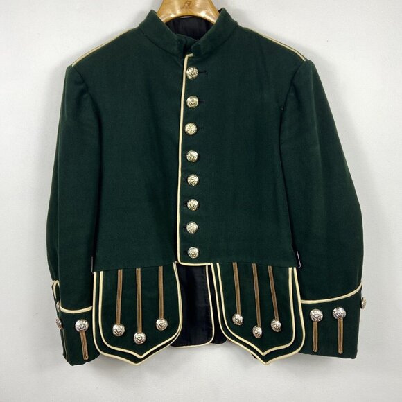 Vtg Thomas Gordon & Sons Scotland Highland Military Jacket Coat Wool Doublet